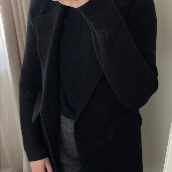 Black Knit Fall Coat/Cardigan - Picture 4 of 8